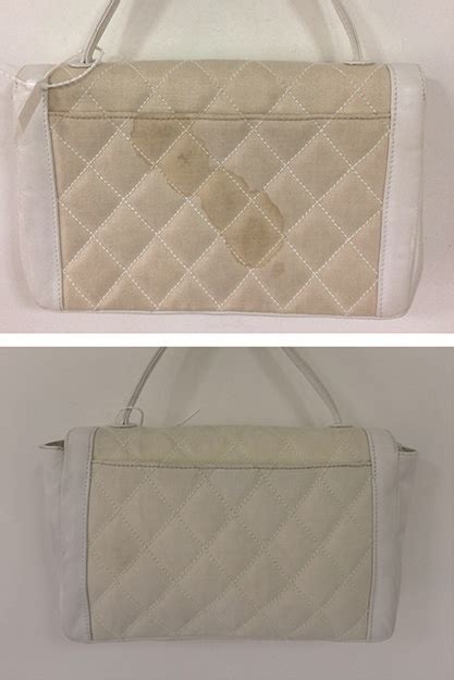 how to clean canvas chanel bag|chanel leather bag cleaning.